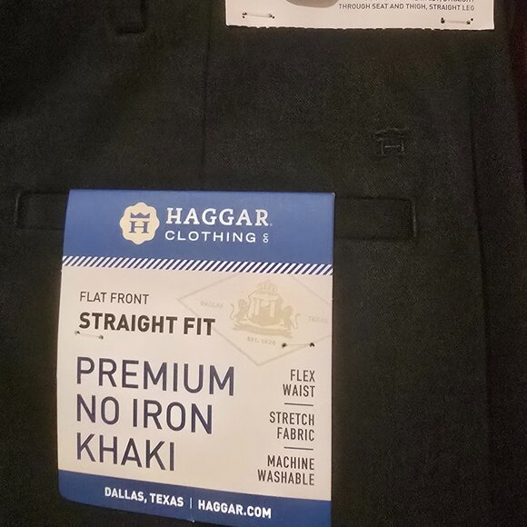 Mens flat front Chinos - Picture 3 of 6